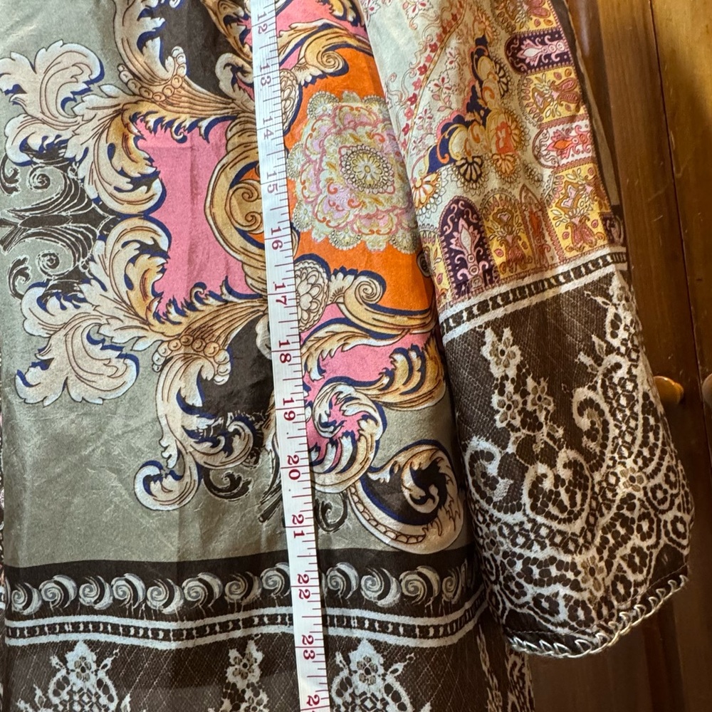 NWT - Johnny Was silk/embroidered Flora - Picture 6 of 16